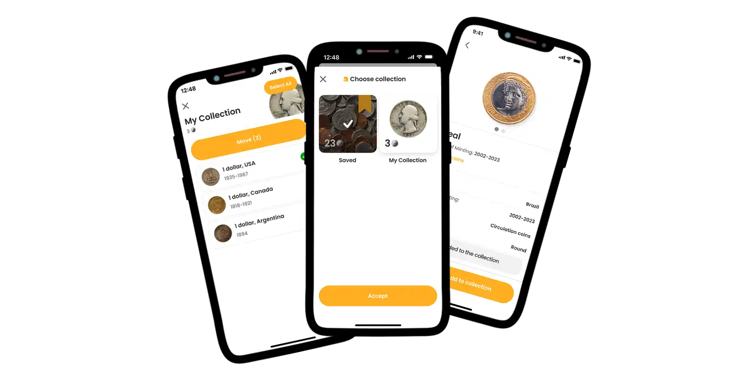 A screenshot from the Coin ID Scanner application.
